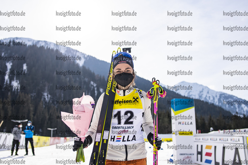 13.03.2020, xkvx, Biathlon IBU Cup Obertilliach, Sprint Damen, v.l. Marion Deigentesch (Germany)  / 