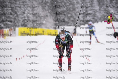 14.03.2020, xkvx, Biathlon IBU Cup Obertilliach, Mixed-Staffel, v.l. Sivert Guttorm Bakken (Norway)  / 