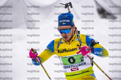 14.03.2020, xkvx, Biathlon IBU Cup Obertilliach, Single-Mixed-Staffel, v.l. Malte Stefansson (Sweden)  / 