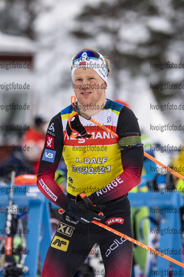 17.03.2021, xkvx, Biathlon IBU World Cup Oestersund, Training Damen und Herren, v.l. Johannes Dale (Norway) in aktion / in action competes