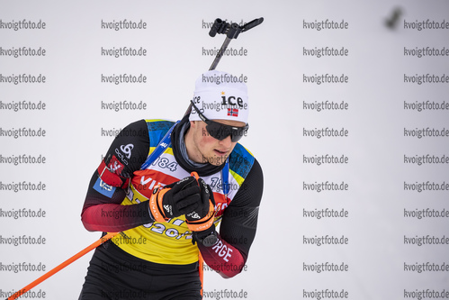 17.03.2021, xkvx, Biathlon IBU World Cup Oestersund, Training Damen und Herren, v.l. Endre Stroemsheim (Norway) in aktion / in action competes