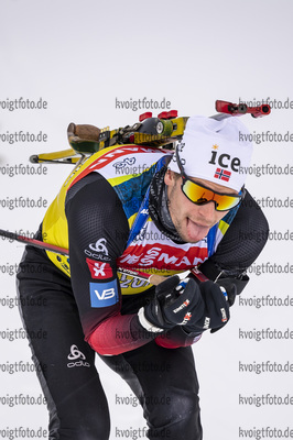 17.03.2021, xkvx, Biathlon IBU World Cup Oestersund, Training Damen und Herren, v.l. Sturla Holm Laegreid (Norway) in aktion / in action competes