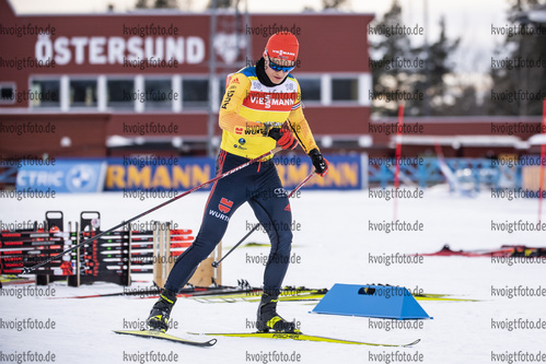 17.03.2021, xkvx, Biathlon IBU World Cup Oestersund, Training Damen und Herren, v.l. Philipp Horn (Germany) in aktion / in action competes