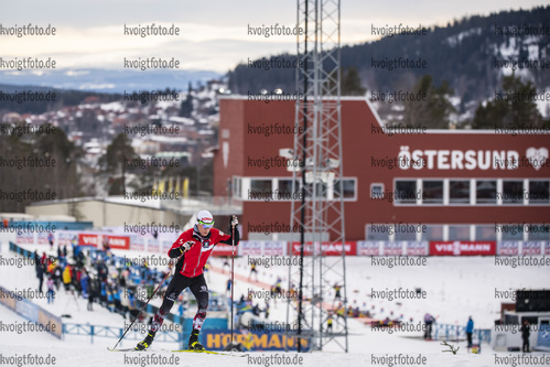 17.03.2021, xkvx, Biathlon IBU World Cup Oestersund, Training Damen und Herren, v.l. Felix Leitner (Austria) in aktion / in action competes