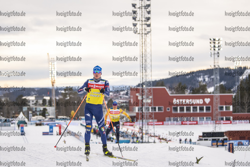 17.03.2021, xkvx, Biathlon IBU World Cup Oestersund, Training Damen und Herren, v.l. Lukas Hofer (Italy) in aktion / in action competes