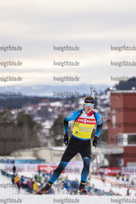 17.03.2021, xkvx, Biathlon IBU World Cup Oestersund, Training Damen und Herren, v.l. Emilien Jacquelin (France) in aktion / in action competes