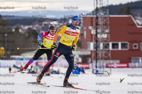 17.03.2021, xkvx, Biathlon IBU World Cup Oestersund, Training Damen und Herren, v.l. David Zobel (Germany) in aktion / in action competes
