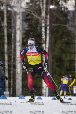 18.03.2021, xkvx, Biathlon IBU World Cup Oestersund, Training Damen und Herren, v.l. Tarjei Boe (Norway) in aktion / in action competes