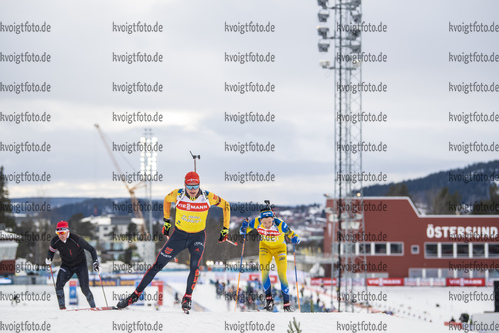18.03.2021, xkvx, Biathlon IBU World Cup Oestersund, Training Damen und Herren, v.l. Benedikt Doll (Germany) in aktion / in action competes
