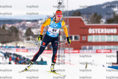 19.03.2021, xkvx, Biathlon IBU World Cup Oestersund, Sprint Damen, v.l. Denise Herrmann (Germany) in aktion / in action competes