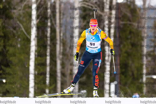 19.03.2021, xkvx, Biathlon IBU World Cup Oestersund, Sprint Damen, v.l. Denise Herrmann (Germany) in aktion / in action competes