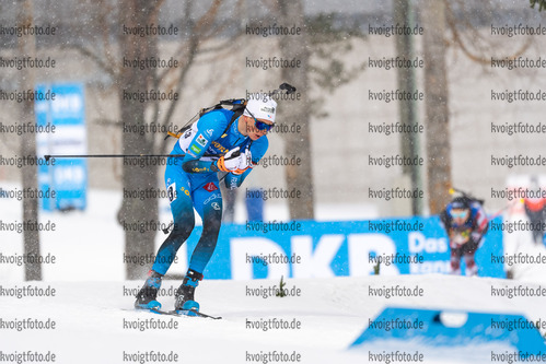 19.03.2021, xkvx, Biathlon IBU World Cup Oestersund, Sprint Herren, v.l. Eric Perrot (France) in aktion / in action competes