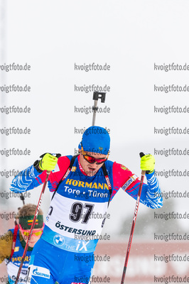 19.03.2021, xkvx, Biathlon IBU World Cup Oestersund, Sprint Herren, v.l. Kirill Streltsov (Russia) in aktion / in action competes