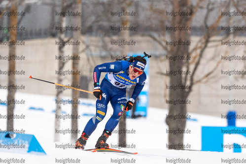 19.03.2021, xkvx, Biathlon IBU World Cup Oestersund, Sprint Herren, v.l. Tommaso Giacomel (Italy) in aktion / in action competes