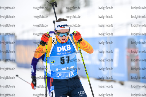 20.03.2021, xkvx, Biathlon IBU World Cup Oestersund, Verfolgung Damen, v.l. Vanessa Voigt (Germany) in aktion / in action competes