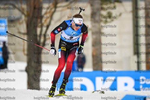 20.03.2021, xkvx, Biathlon IBU World Cup Oestersund, Verfolgung Herren, v.l. Tarjei Boe (Norway) in aktion / in action competes