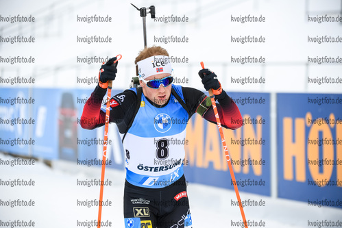 20.03.2021, xkvx, Biathlon IBU World Cup Oestersund, Verfolgung Herren, v.l. Johannes Dale (Norway) in aktion / in action competes