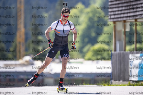 01.06.2021, xkvx, Biathlon Training Ruhpolding, v.l. Johannes Donhauser (Germany) in aktion in action competes