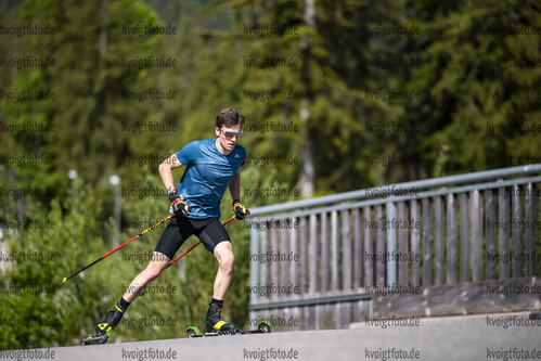 04.06.2021, xkvx, Biathlon Training Ruhpolding, v.l. Simon Gross (Germany) in aktion in action competes