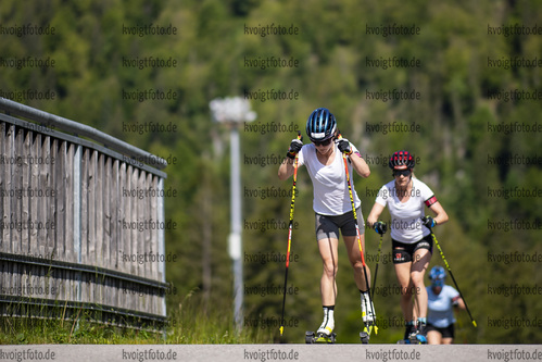 04.06.2021, xkvx, Biathlon Training Ruhpolding, v.l. Marion Deigentesch (Germany) in aktion in action competes