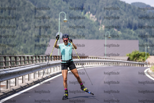 30.06.2021, xkvx, Biathlon Training SeiserAlm, v.l. Karolin Horchler (Germany)  