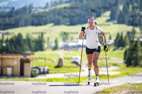 06.07.2021, xkvx, Biathlon Training Lavaze, v.l. Denise Herrmann (Germany)  