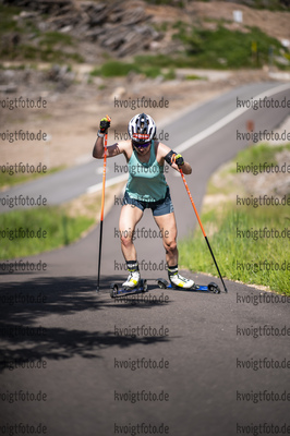 10.07.2021, xkvx, Biathlon Training Lavaze, v.l. Janina Hettich (Germany)  
