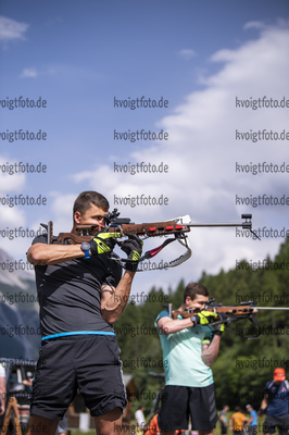 12.07.2021, xkvx, Biathlon Training Bormio, v.l. Philipp Nawrath (Germany)  