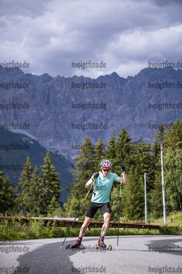 13.07.2021, xkvx, Biathlon Training Bormio, v.l. Roman Rees (Germany)  