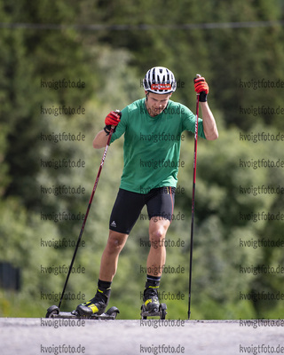 13.07.2021, xkvx, Biathlon Training Bormio, v.l. Philipp Horn (Germany)  