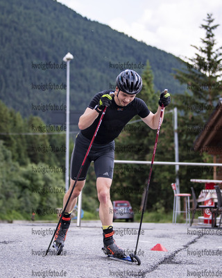 13.07.2021, xkvx, Biathlon Training Bormio, v.l. Justus Strelow (Germany)  