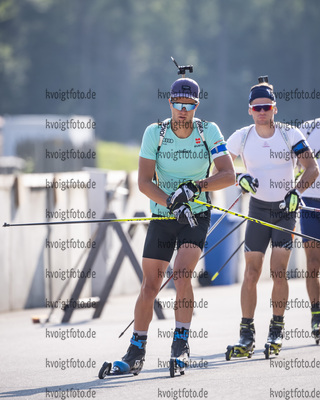 23.07.2021, xkvx, Biathlon Training Ruhpolding, v.l. Dominic Schmuck (Germany)  