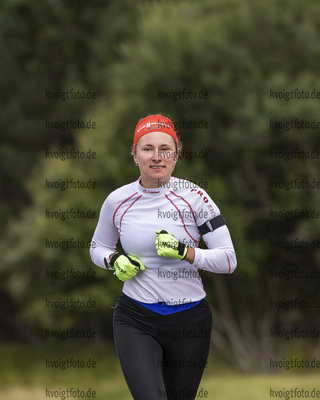 30.08.2021, xkvx, Biathlon Training Font Romeu, v.l. Janina Hettich (Germany)  