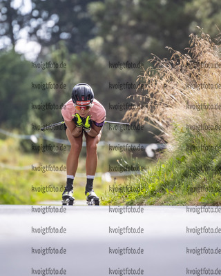 31.08.2021, xkvx, Biathlon Training Font Romeu, v.l. Karolin Horchler (Germany)  