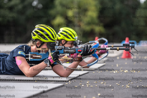 07.09.2021, xleox, Biathlon Training Font Romeu, v.l. Elvira Oeberg (Sweden)  