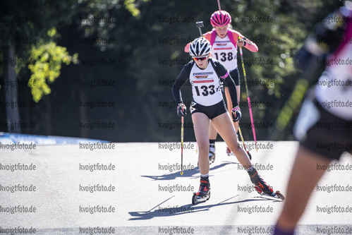 01.10.2021, xkvx, Biathlon, Deutschlandpokal Altenberg, Sprint - weiblich, v.l. Helena Petter (Germany)