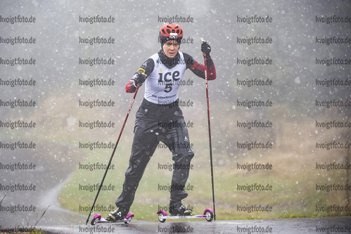 06.10.2021, xkvx, Biathlon Training Lavaze, v.l. Karoline Offigstad Knotten (Norway)  