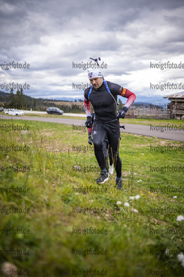 07.10.2021, xkvx, Biathlon Training Lavaze, v.l. Vetle Sjaastad Christiansen (Norway)  