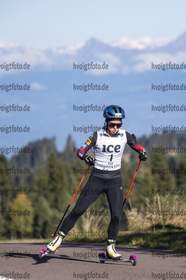 08.10.2021, xkvx, Biathlon Training Lavaze, v.l. Tiril Eckhoff (Norway)  
