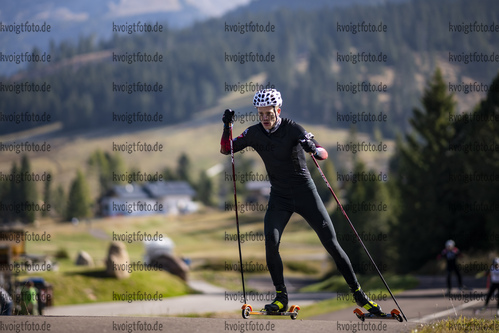 08.10.2021, xkvx, Biathlon Training Lavaze, v.l. Tarjei Boe (Norway)  