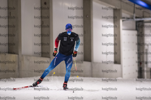 17.10.2021, xkvx, Wintersport - Biathlon Training Oberhof - Skihalle, v.l. Serafin Wiestner (Switzerland)