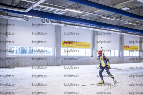17.10.2021, xkvx, Wintersport - Biathlon Training Oberhof - Skihalle, v.l. Sophia Schneider (Germany)