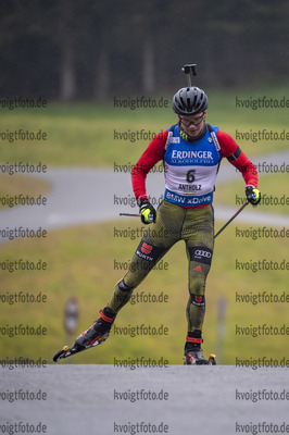 21.10.2021, xkvx, Biathlon Training Antholz-Anterselva, v.l. Justus Strelow (Germany)  