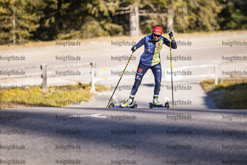 29.10.2021, xkvx, Biathlon Training Antholz-Anterselva, v.l. Janina Hettich (Germany)  
