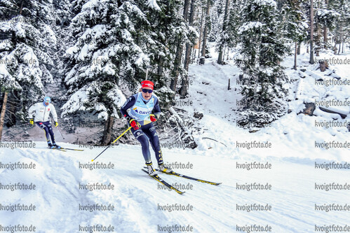 06.11.2021, xmlx, Biathlon - Langlauf Training Davos, v.l. Janina Hettich (Germany)  