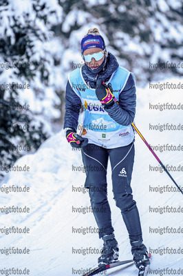 06.11.2021, xmlx, Biathlon - Langlauf Training Davos, v.l. Ladina Meier-Ruge (Switzerland)