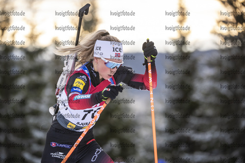 13.11.2021, xkvx, Season Opening Sjusjoen - Sprint Women, v.l. Tiril Kampenhaug Eckhoff (Norway)  