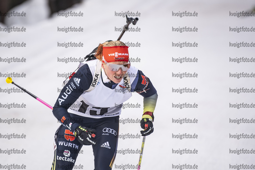 17.11.2021, xkvx, German Qualifiers - Sprint Women, v.l. Franziska Hildebrand (Germany) in aktion / in action competes