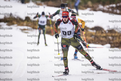 17.11.2021, xkvx, German Qualifiers - Sprint Men, v.l. Fabian Dietrich (Germany) in aktion / in action competes