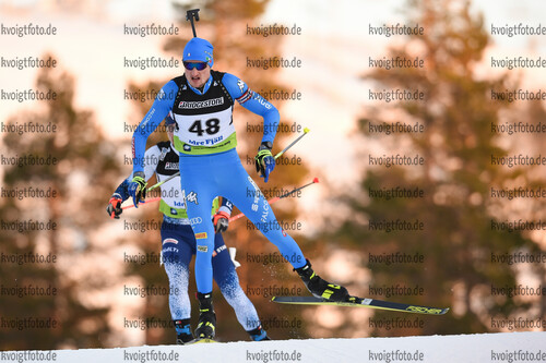 25.11.2021, xetx, Biathlon IBU Cup Idre, Sprint Men, v.l. Iacopo Leonesio (ITA)